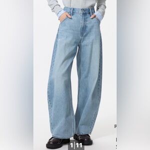 Uniqlo Barrel Jeans - Light Blue - 27 Waist, 28 Inseam